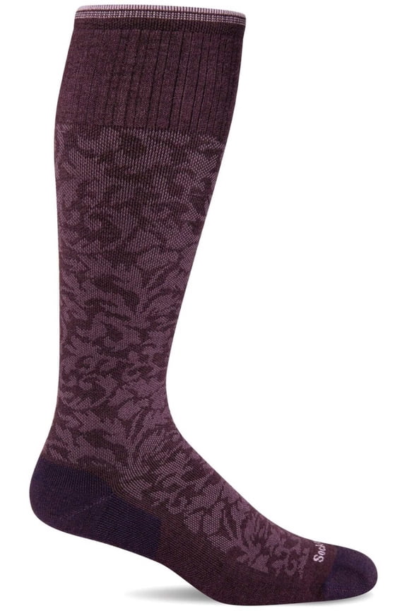 Women's Damask Moderate Graduated Compression 15-20 mmHg Socks