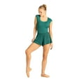 thumbnail image 1 of Women's Dance Ballet Shorts-Skirt by Danz N Motion 21412A Malachite Medium, 1 of 11