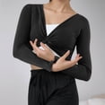 thumbnail image 1 of Women's Dance Dress Modern Dance Practice Dress Top Flower Shawl Figure Dress Versatile Top Long Sleeve Tees for Women Pack Tennis Shirts Women Stripped Short Sleeve Shirt Women Tech Short Plain Long, 1 of 3