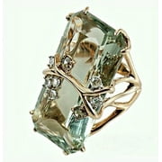 Women's Dark Blue Diamond Cool Ring