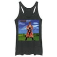 thumbnail image 1 of Women's David Bowie Earthling  Racerback Tank Top Black Heather X Large, 1 of 4