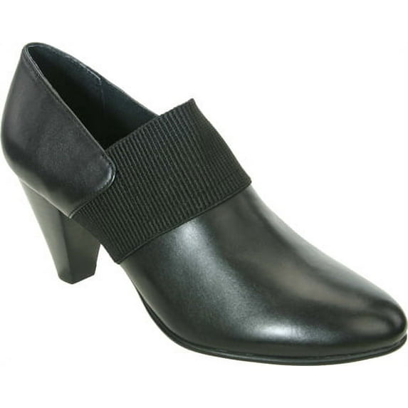 Women's David Tate Citadel Black Nappa Kid 8 WW
