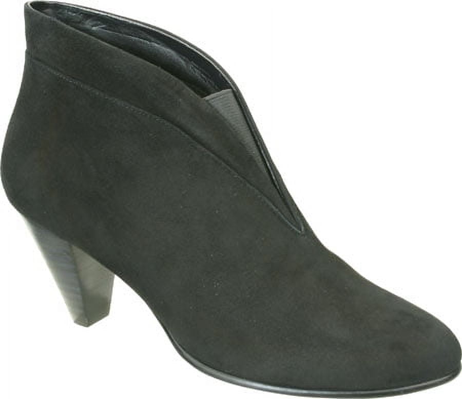 Women s David Tate Natalie Bootie Black Nappa Kidskin 8.5 M