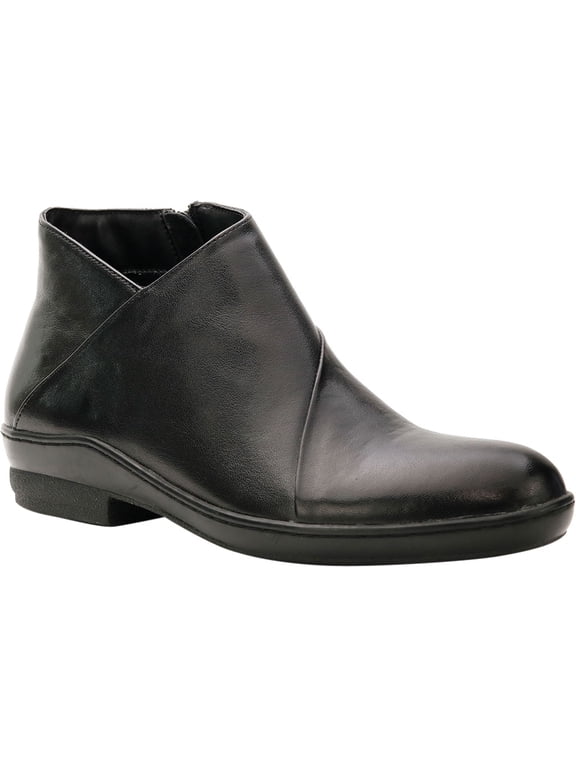 Women's David Tate Pond Ankle Bootie Black Lambskin 7.5 N