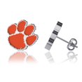 thumbnail image 1 of Women's Dayna Designs Clemson Tigers Enamel Post Earrings, 1 of 2