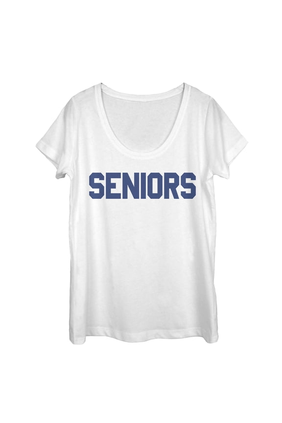 Women's Dazed and Confused Seniors Scoop Neck White Medium