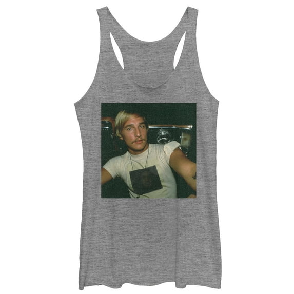 Women's Dazed and Confused Ultimate Party Boy Racerback Tank Top Gray Heather Large