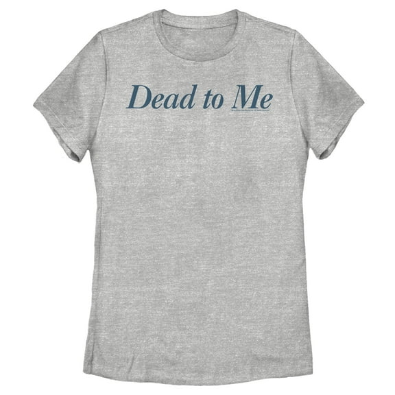 Women's Dead to Me Classic Line Logo Graphic Tee Athletic Heather Small