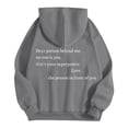 thumbnail image 1 of Women's Dear Person Behind Me No One Is You That's Your Hoodie Inspirational Pullover Casual Comfortable Streetwear, 1 of 2