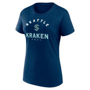 Women's Logo Athletic Navy Seattle Kraken Unrivaled T-Shirt