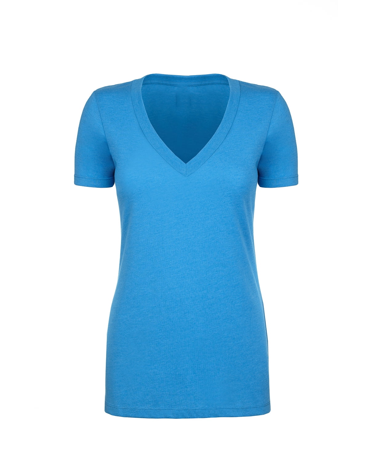 Women's Deep V-Neck Short Sleeve T-Shirt