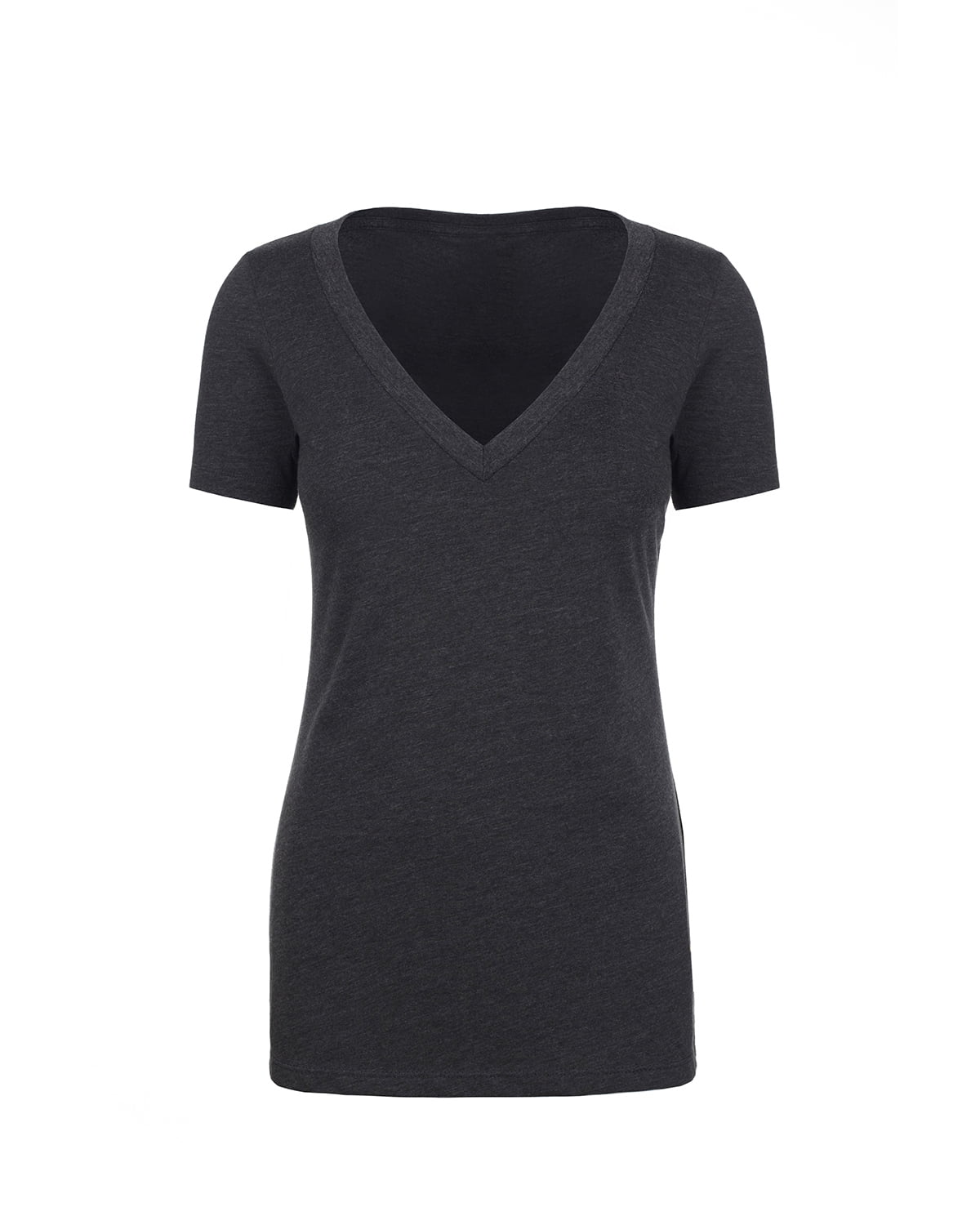 Women's Deep V-Neck Short Sleeve T-Shirt
