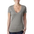 thumbnail image 1 of Women's Deep V-Neck Short Sleeve T-Shirt, 1 of 2