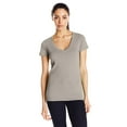 thumbnail image 1 of Women's Deep V-Neck Short Sleeve T-Shirt, 1 of 2