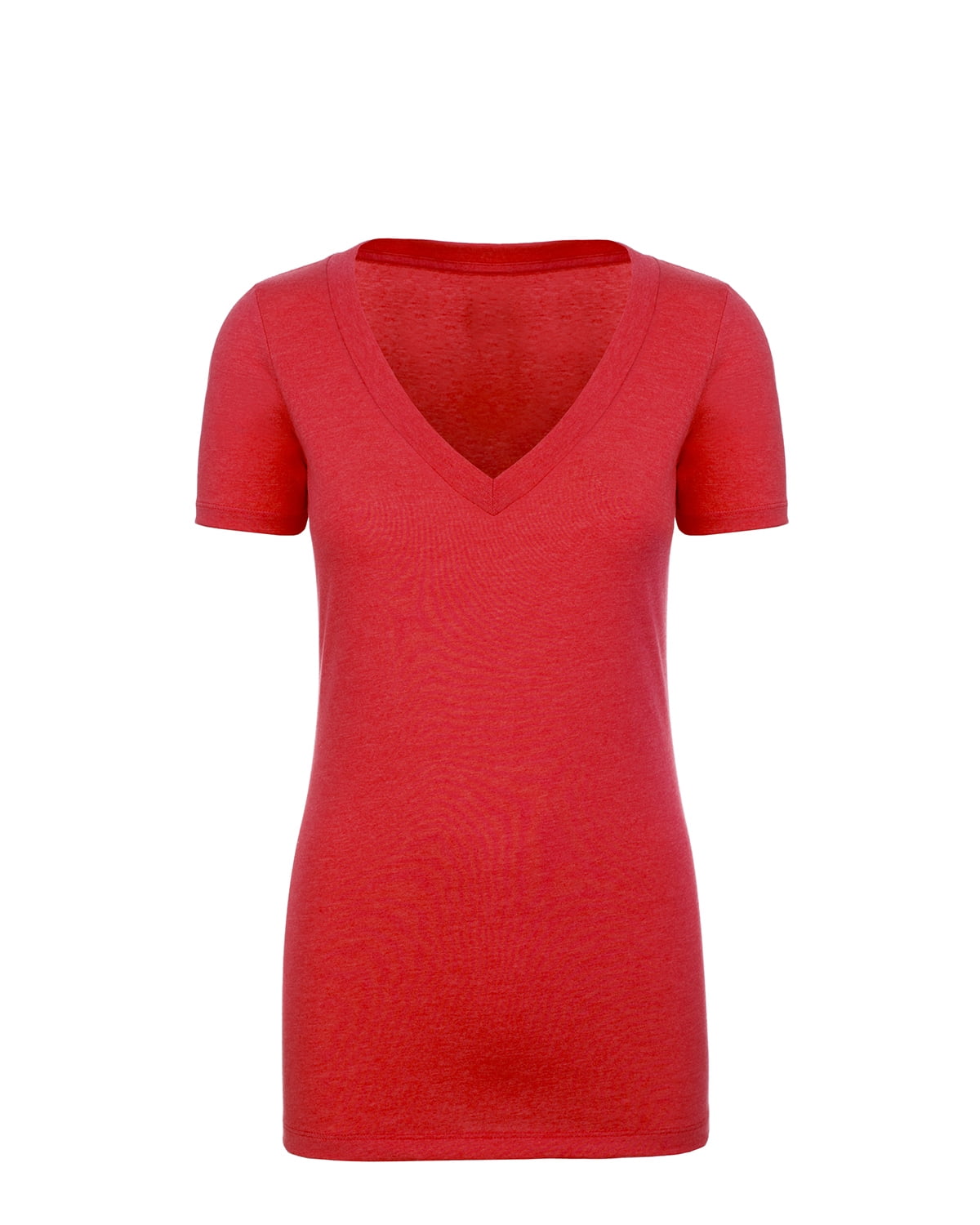 Women's Deep V-Neck Short Sleeve T-Shirt