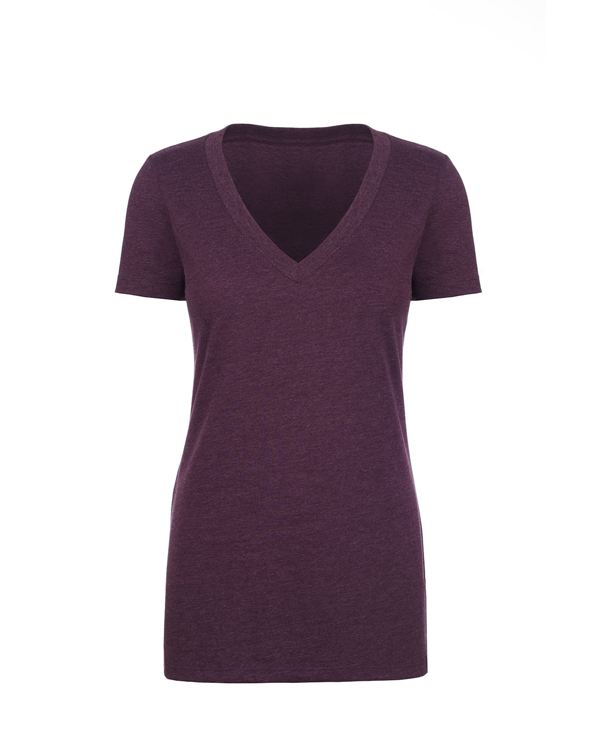 Women's Deep V-Neck Short Sleeve T-Shirt