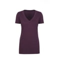 thumbnail image 1 of Women's Deep V-Neck Short Sleeve T-Shirt, 1 of 2