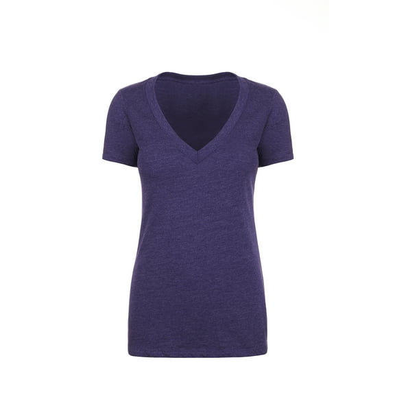 Women's Deep V-Neck Short Sleeve T-Shirt