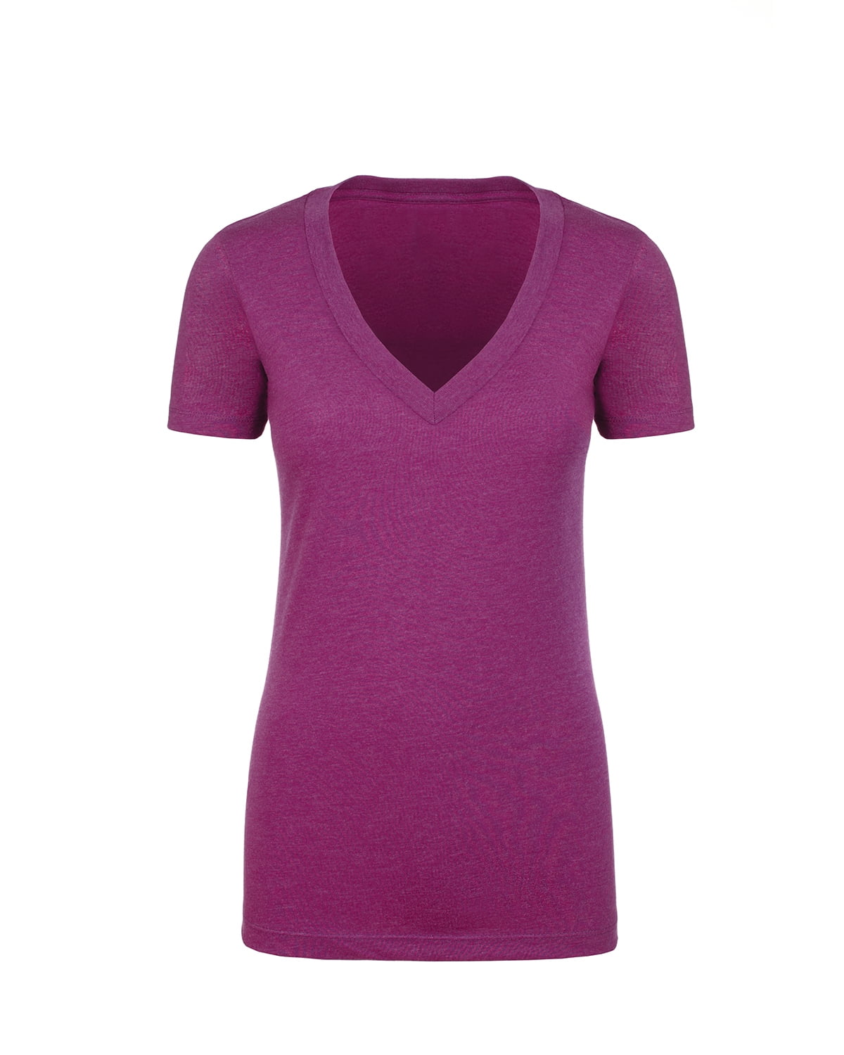 Women's Deep V-Neck Short Sleeve T-Shirt