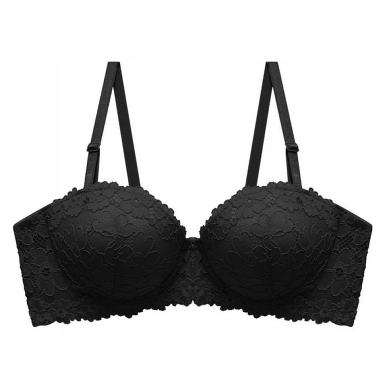 Women Sexy Lace Bra Tops 1/2 Cup Push Up Underwired Lingerie Bustier  Underwear