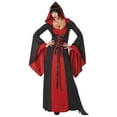 thumbnail image 1 of California Costumes Deluxe Gothic Red Hooded Robe Dress Costume Adult Small 6-8 Female, 1 of 2