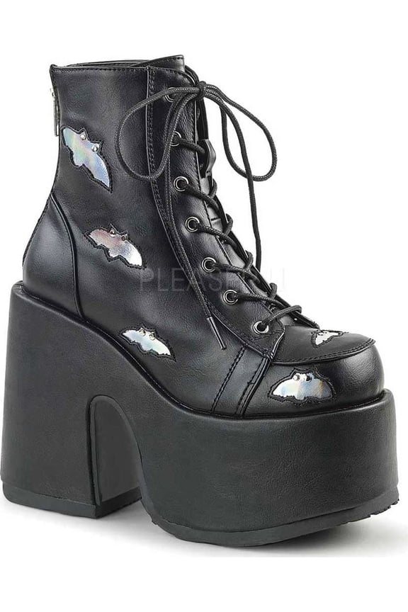 Women's Demonia Camel 201 Platform Ankle Bootie