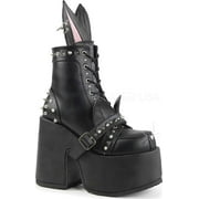 Womens Demonia Camel 202 Platform Ankle Boot
