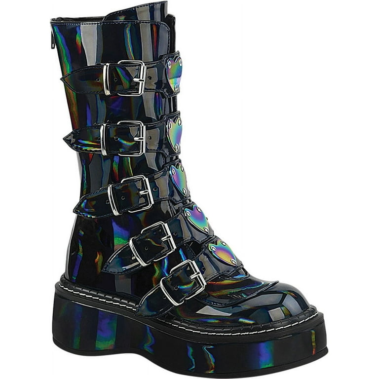 Wide Calf Demonia Boots Plus Size Demonia Shaker-100WC Wide Calf