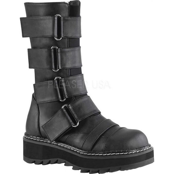 Women's Demonia Lilith 211 Mid-Calf Platform Boot