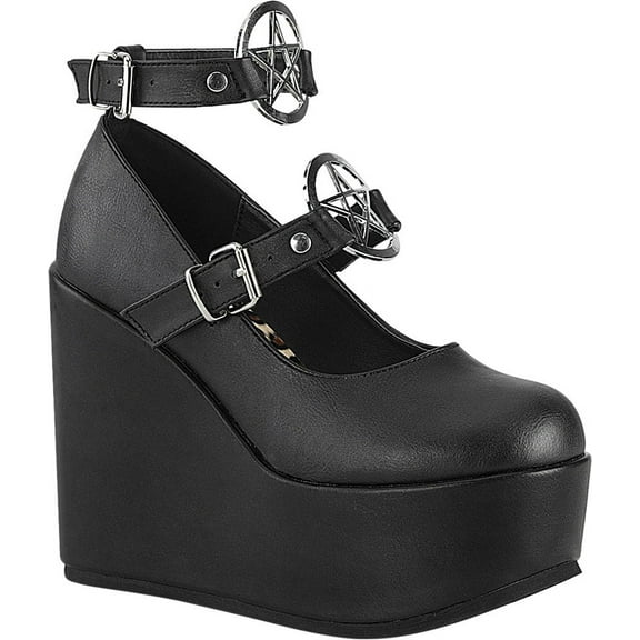 Women's Demonia Poison 99-1 Wedge Platform Mary Jane