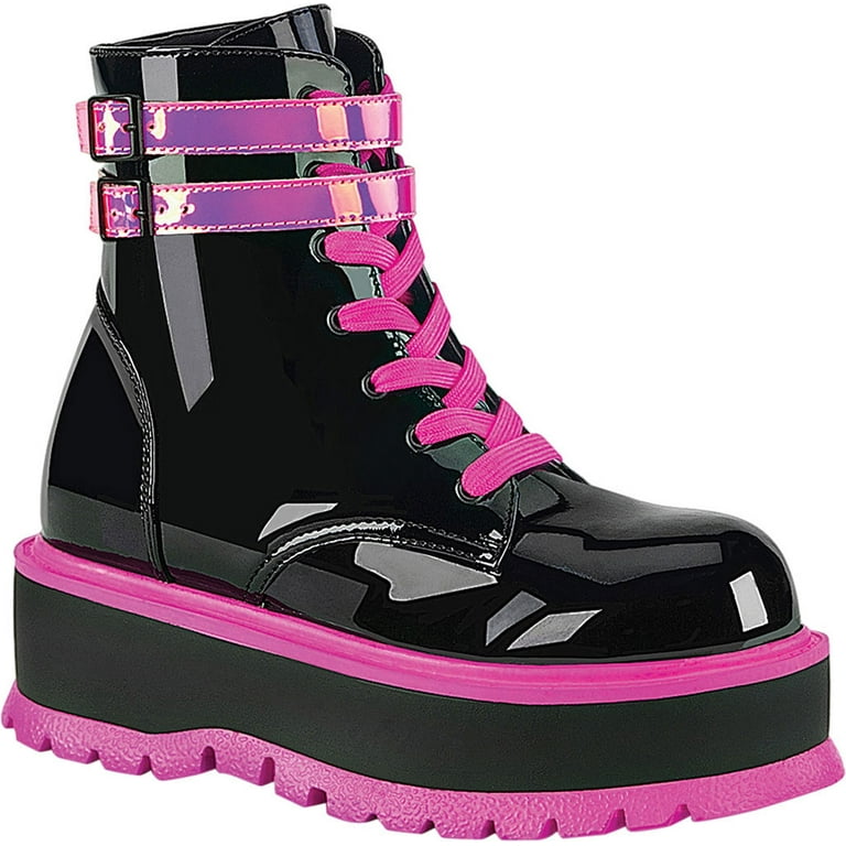 Women's Demonia Slacker 52 Platform Lace Up Ankle Boot