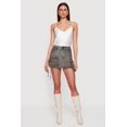 thumbnail image 1 of Women's Denim High Waisted Utility Mini Skirt, 1 of 4