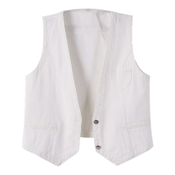 Women's Denim Vest Women's Short Everything Slim Fit Korean Version Jacket Vest