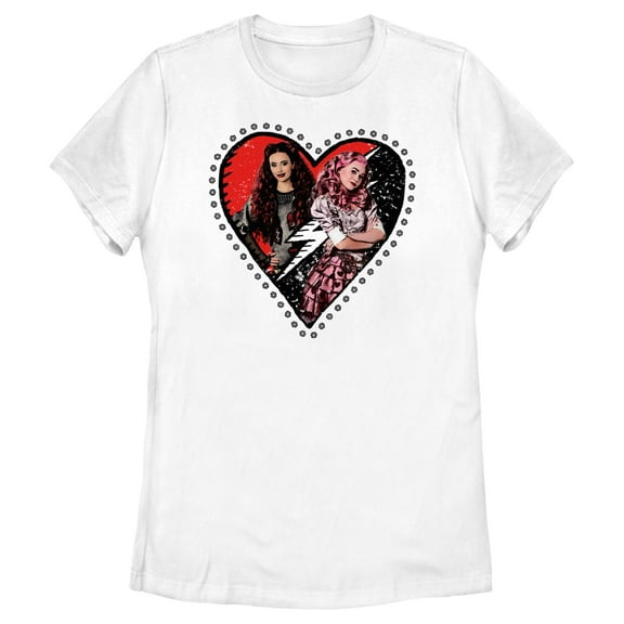 Women's Descendants: The Rise of Red Bridget and Daughter Photo Heart  Graphic T-Shirt