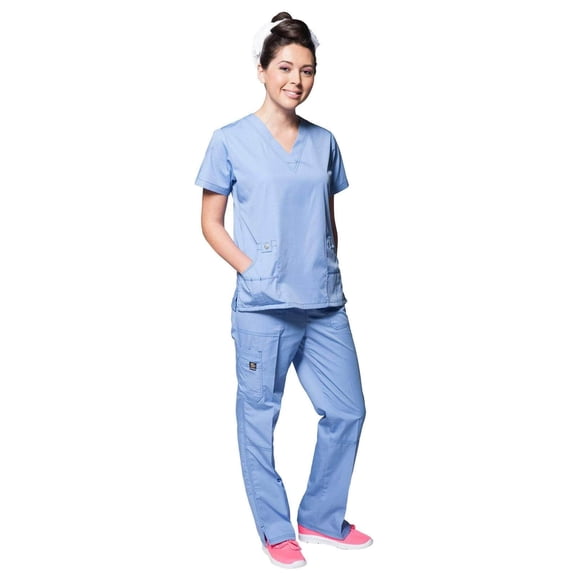 Women's Designer Double Stitched Medical Scrubs