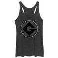 thumbnail image 1 of Women's Despicable Me Gru Logo  Racerback Tank Top Black Heather 2X Large, 1 of 3