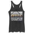 thumbnail image 1 of Women's Despicable Me Minion Lunch Hang Out Racerback Tank Top Black Heather Medium, 1 of 3