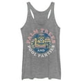 thumbnail image 1 of Women's Despicable Me Minion Pool Party Racerback Tank Top Gray Heather X Small, 1 of 3