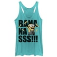 thumbnail image 1 of Women's Despicable Me Minions Forever  Racerback Tank Top Tahiti Blue Large, 1 of 3