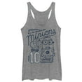 thumbnail image 1 of Women's Despicable Me My Friends Are Minions Racerback Tank Top Gray Heather Medium, 1 of 3