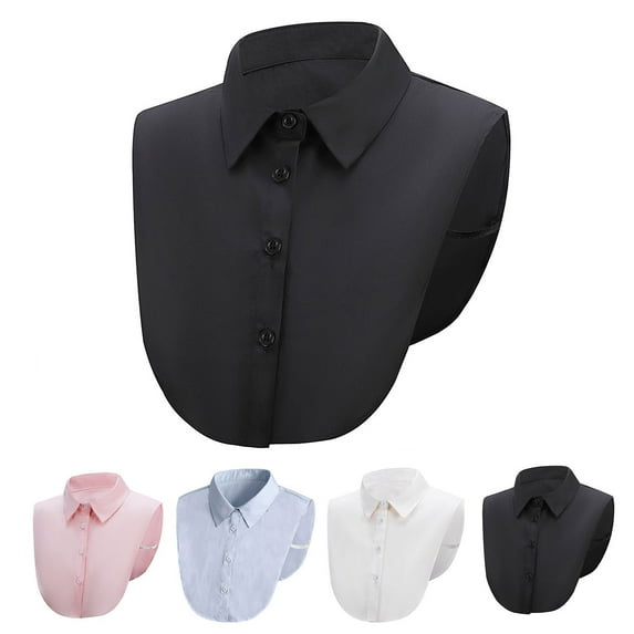 Women's Detachable Button Shirt Collar False Collar Fashion Accessory for Blouses and Sweaters