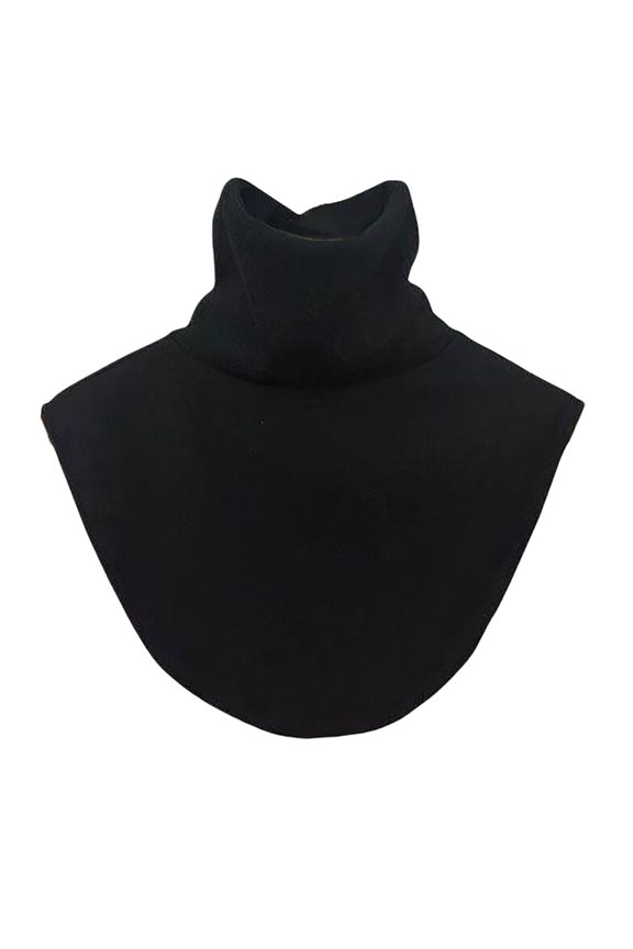 Women's Detachable Faux Collar, Thickened Plush Winter Neck Warmer, Warm Elastic Collar Accessory, Layering Faux Neck, Winter Collar Scarf, Cold Weather Faux Collar Black