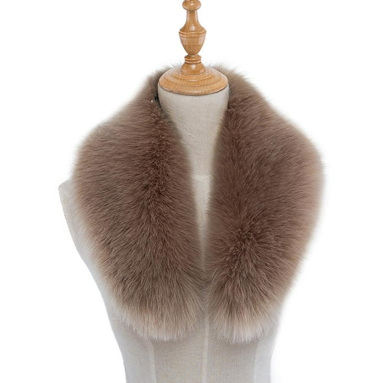 Real fur detachable collar deals