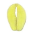 thumbnail image 1 of Women's Detachable Faux Fur Shawl Collar, Plush Coat Collar Wrap with Button, Convertible Winter Neck Warmer and Scarf, Fashionable Gift for Cold Weather - Yellow, 1 of 5