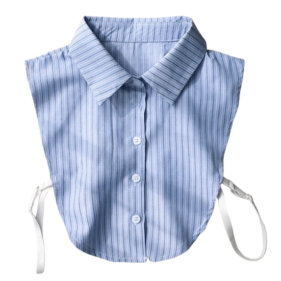 Women's Detachable Pointed Collar, Solid Color Cotton False Shirt Collar, Fashion Layering Piece for a Smart Casual Look, Easy Clips for Tops and Dresses-Red