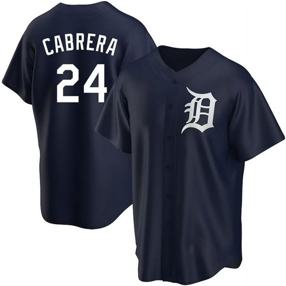 Women #39 s Detroit Cabrera 24 Navy Replica Stitched Player T shirts Sports Women #39 s Detroit Cabrera 24 Navy Replica Stitched Player T shirts Sports