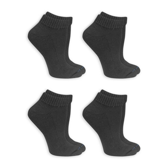 Women's Diabetes and Circulatory Low Cut Socks 4 Pair