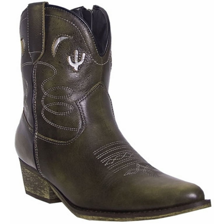 Women s Dingo ADOBE ROSE 7 Western Boots BROWN 8 M Walmart