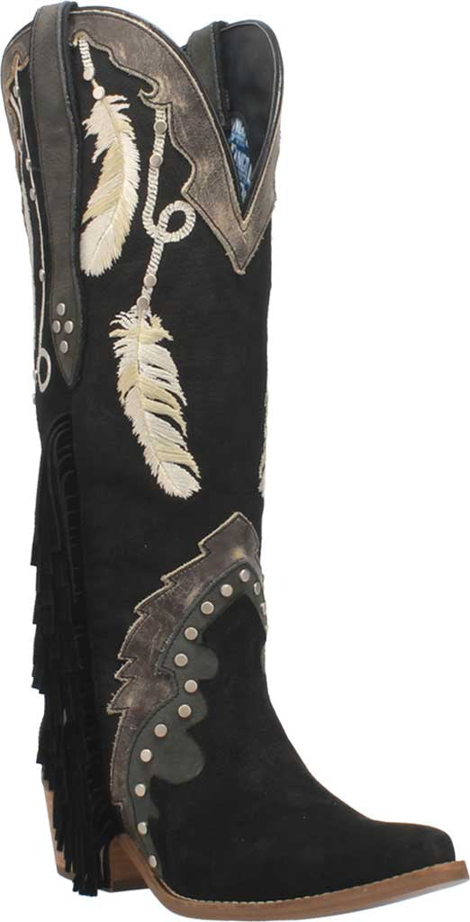 Dingo Dream Catcher tall western boots showing full shaft detail