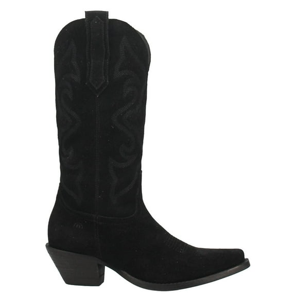 Women's Dingo Out West Suede Leather Boots Black